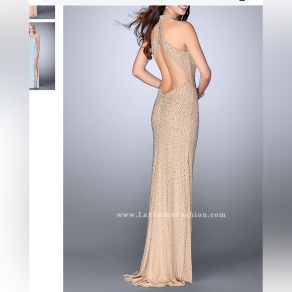 La Femme Pink Blush Gown - Picture 2 of 14